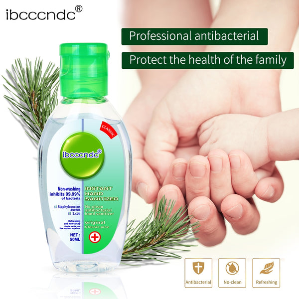 50ml Travel Portable Hand Sanitizer Gel Anti-Bacteria Anti-virus