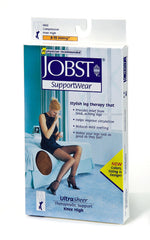 Jobst Ultrasheer 8-15 mmHg Knee-Hi Black 9.5-11 Shoe size