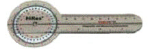 Baseline HiRes Goniometer 6  Plastic 360 Degree