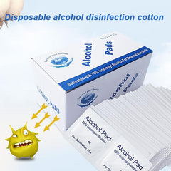 100pcs/lot Alcohol Prep Swap Pad Wet Wipe